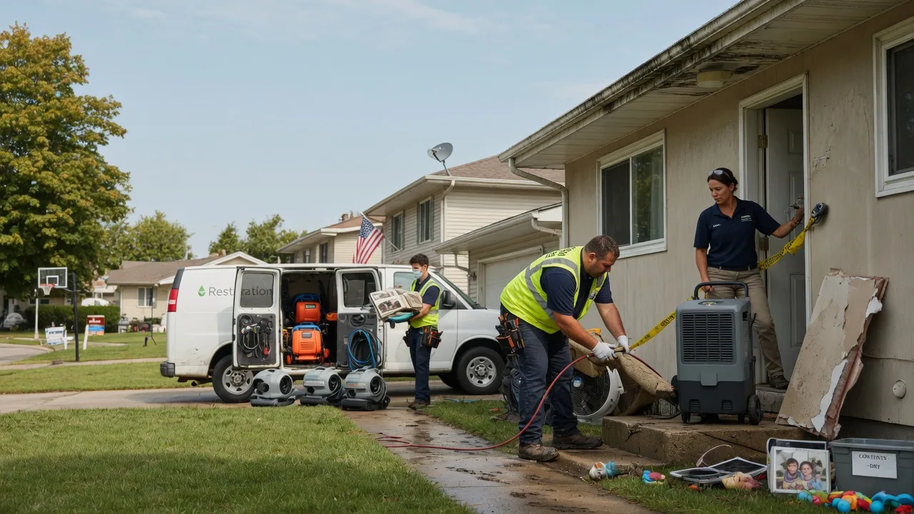 Water Damage Restoration in Cropsey, IL near me
